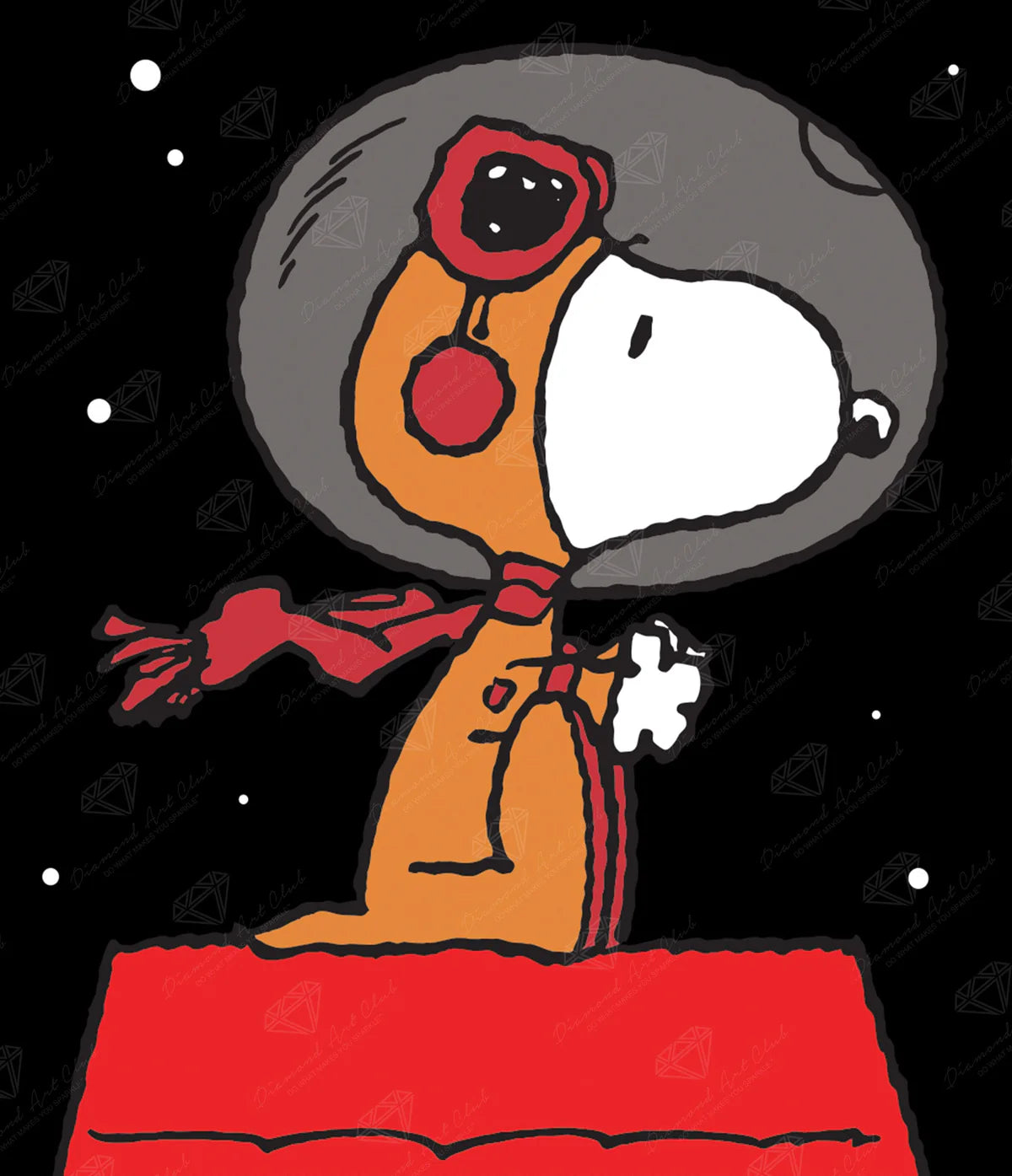 Diamond Art Club Earth To Snoopy